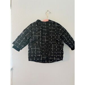 Miles Baby Black and White Puffer Jacket
